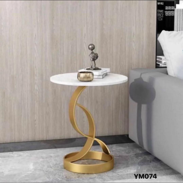 Table d’appoint design en marbre