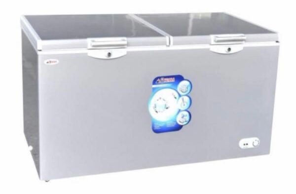 Congélateur Horizontal Astech CH800GM – 800L – Double Porte – Silver