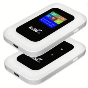 Routeur WiFi Portable 4G LTE Débloqué avec Écran LCD – Batterie 2100 mAh – USB Type-C